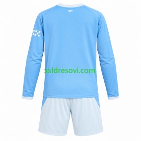 Manchester City Domaći Dječji Nogometni Dres 2026-2027 Dugim Rukavima